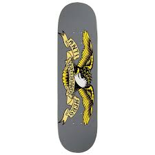 Antihero Classic Eagle Grey Team Pro Deck 8.2