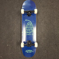 Cade's Boards Shred Snake Blue MINI Complete Skateboard