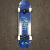 Cade's Boards Shred Snake Blue MINI Complete Skateboard