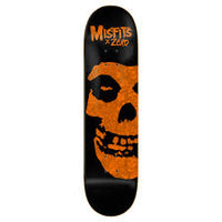 Zero Big Fiend Skull Misfits Neon Orange Team Pro Deck 8.5