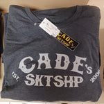 Cade's Boards "CBGB" Dk Grey / Lt Grey T Shirt