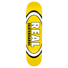 Real Classic Oval Yellow Team Pro Deck 8.06