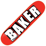 Baker Brand Logo White Team Pro Deck Mini 7.3