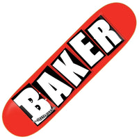 Baker Brand Logo White Team Pro Deck Mini 7.3